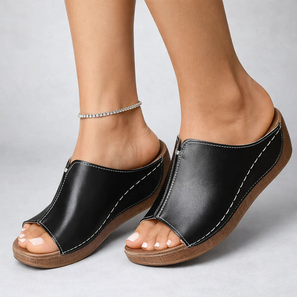 Camilla | Leather Platforms
