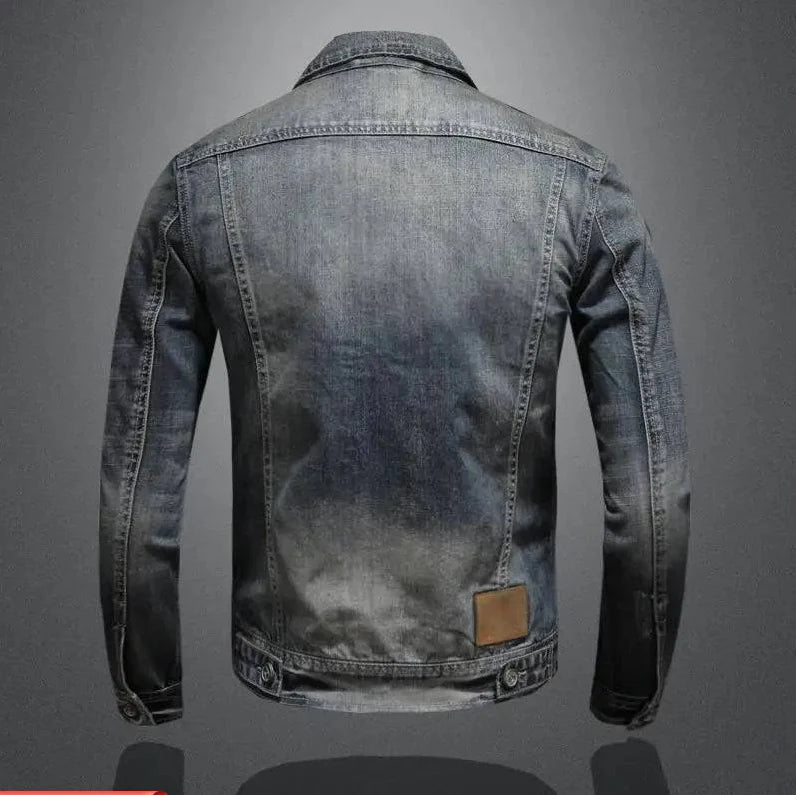 Brad Vintage Zip Denim Jacket