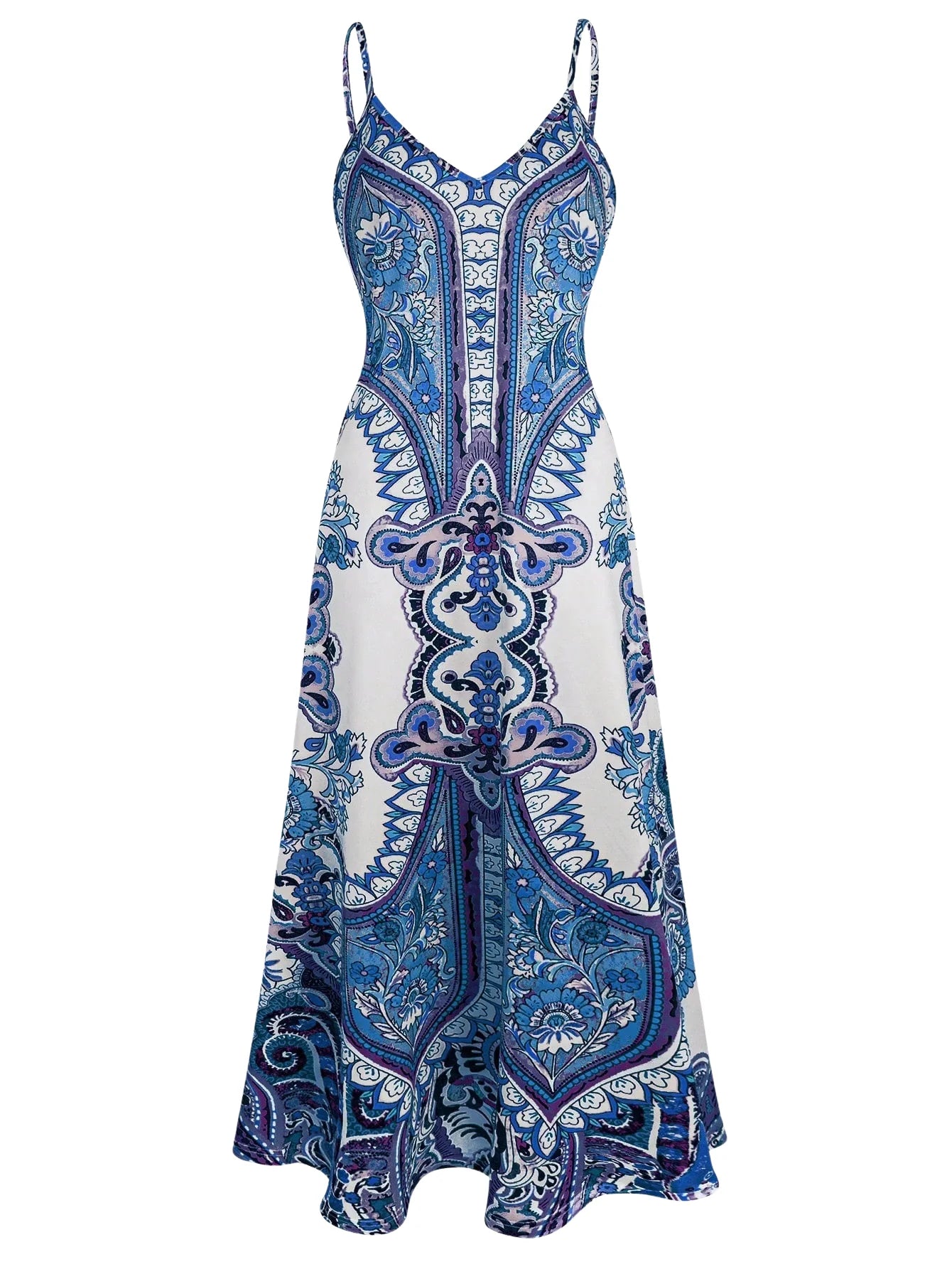 Carly Boho Floral Maxi Dress