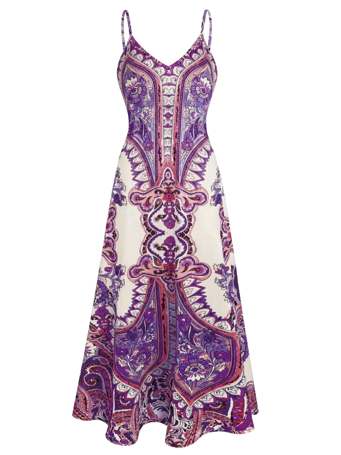 Carly Boho Floral Maxi Dress