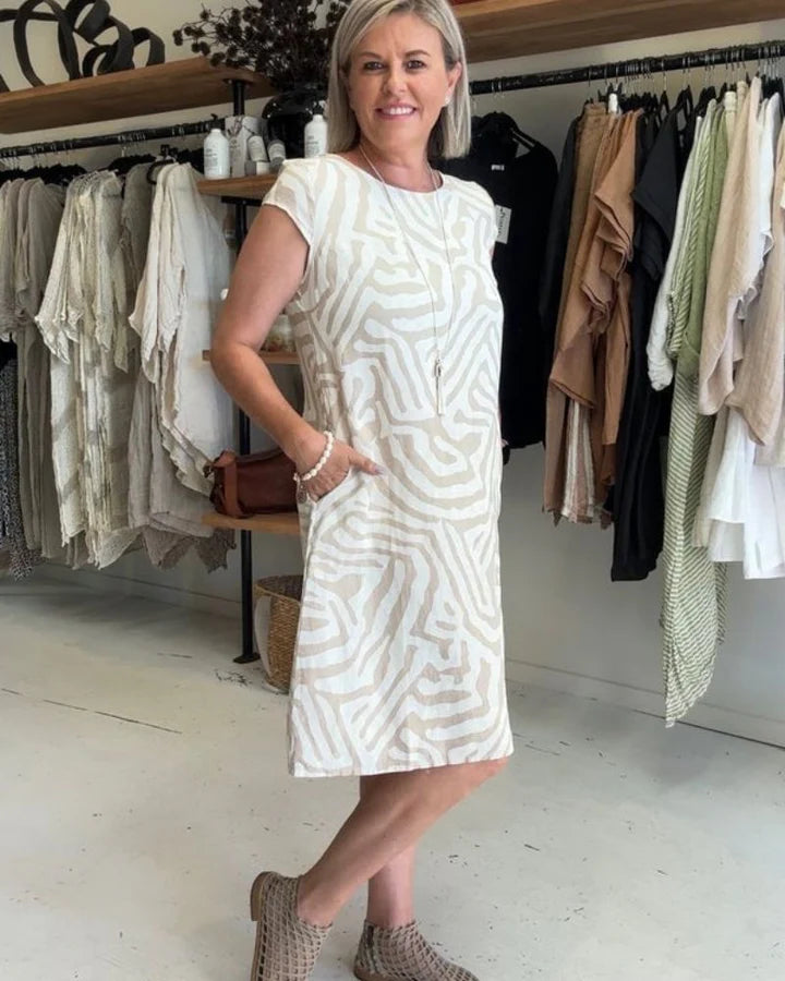 Sophia Round Neck Summer Dress