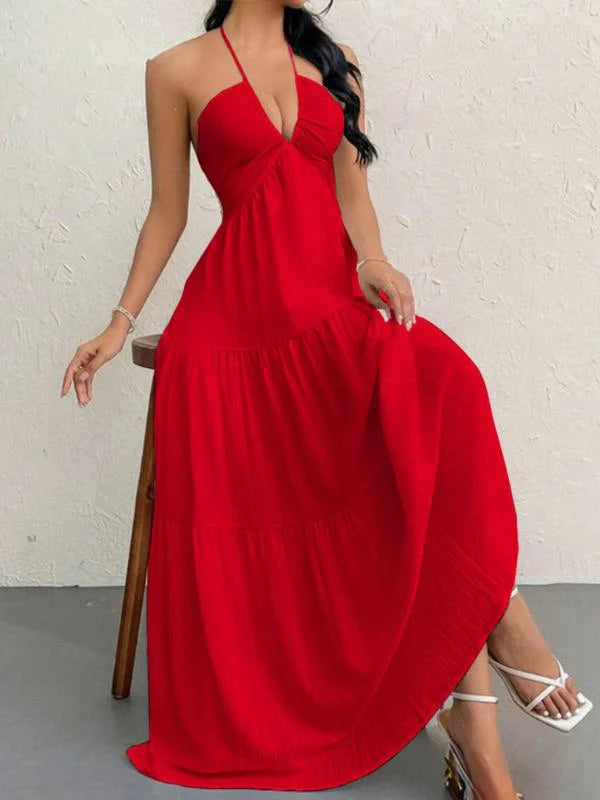 Stella Halter Maxi Dress