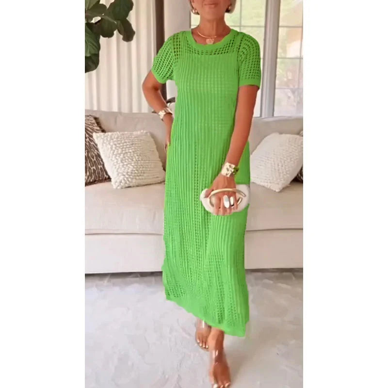 Cecilia Cut-Out Long Maxi Dress + Free Inner Dress Cecilia Cut-Out Long Maxi Dress + Free Inner Dress