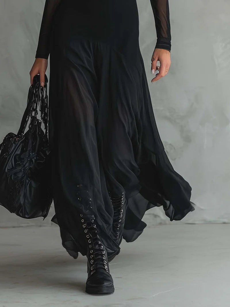 Aubrey Elegant Flowy Dress