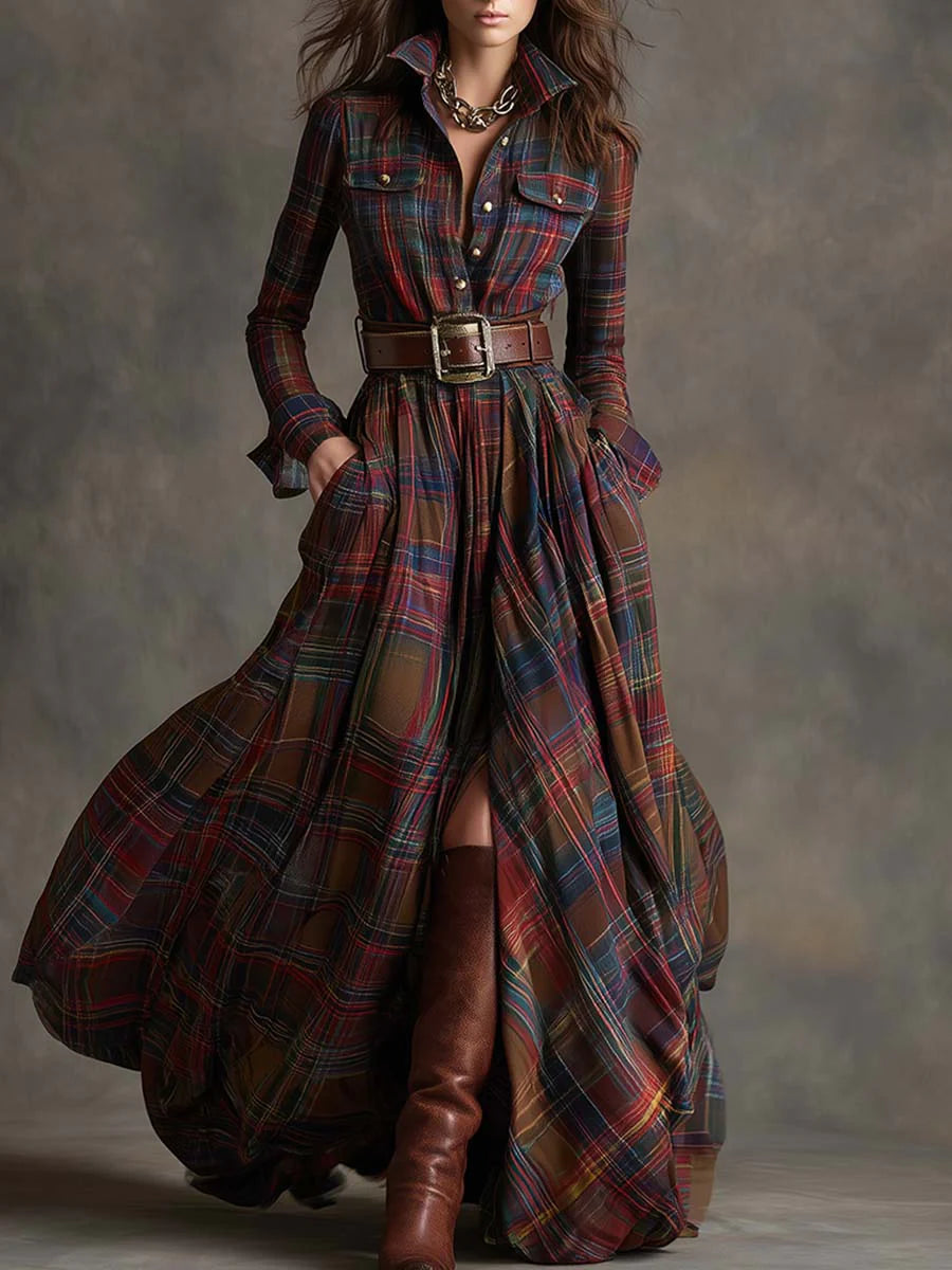Evie Belted Shirt Dress