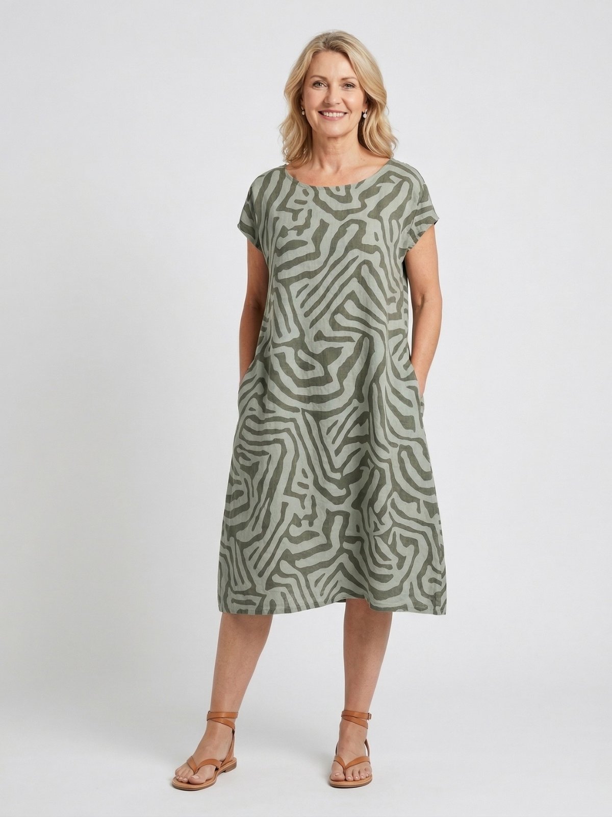 Sophia Round Neck Summer Dress