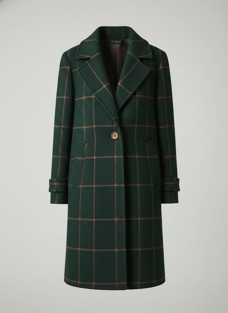 Serena | CHECKERED COAT
