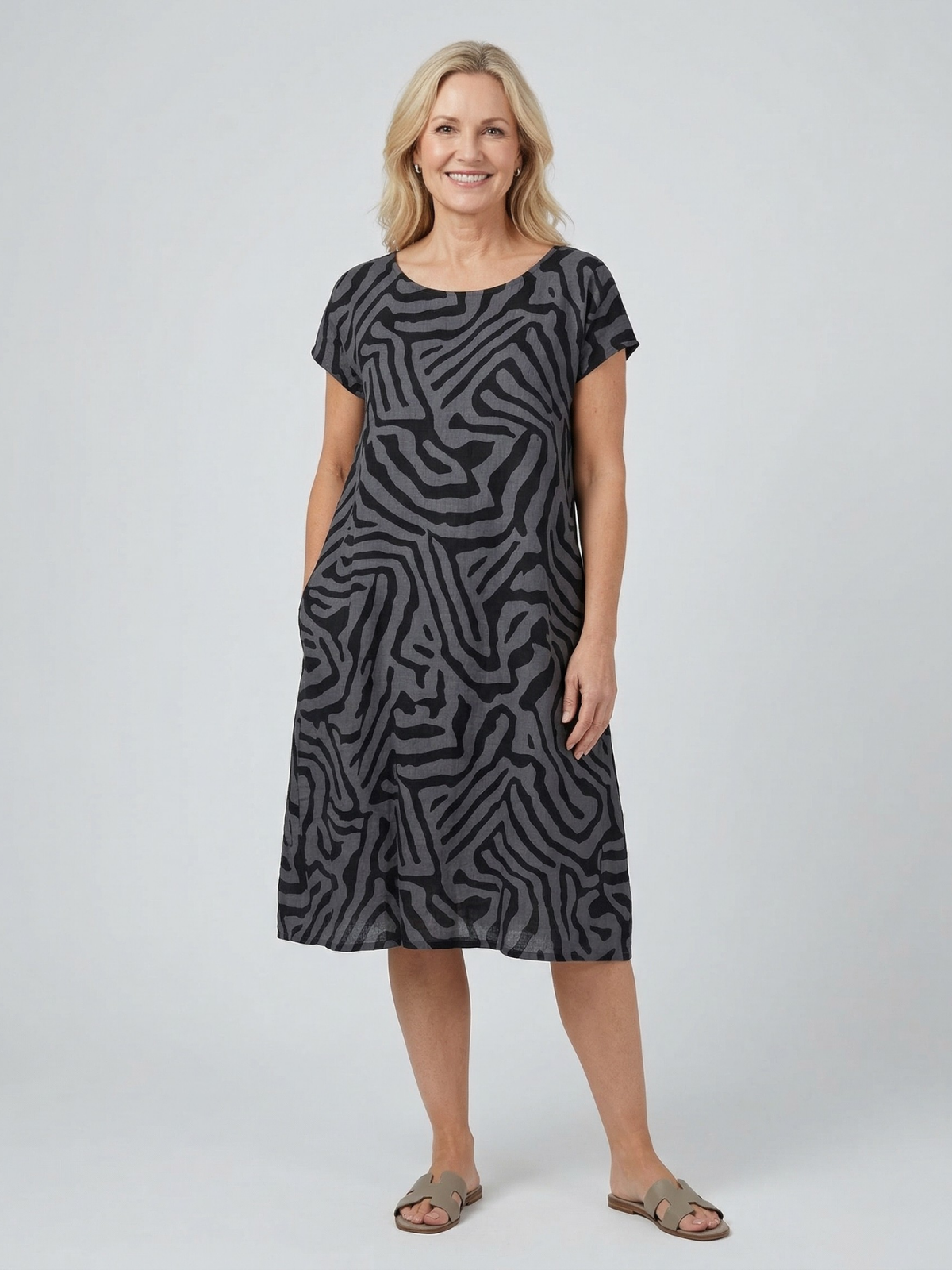 Sophia Round Neck Summer Dress