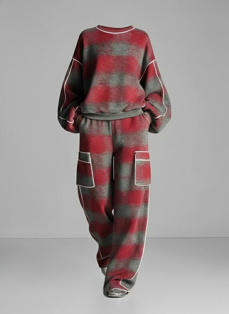 Megan | Statement Plaid Set
