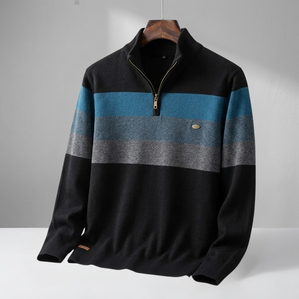 Francesco Quarter Zip Sweater