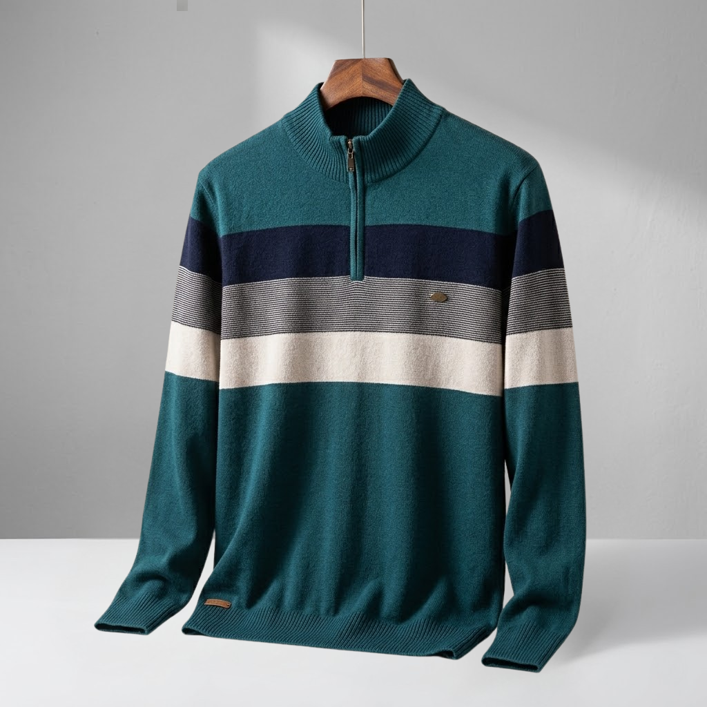 Francesco Quarter Zip Sweater