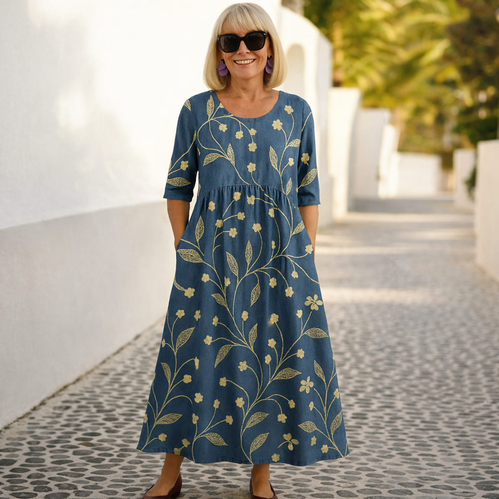 Cora | Midi Dress - Effortless Comfort