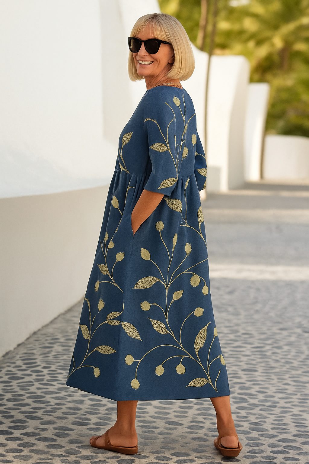 Cora | Midi Dress - Effortless Comfort