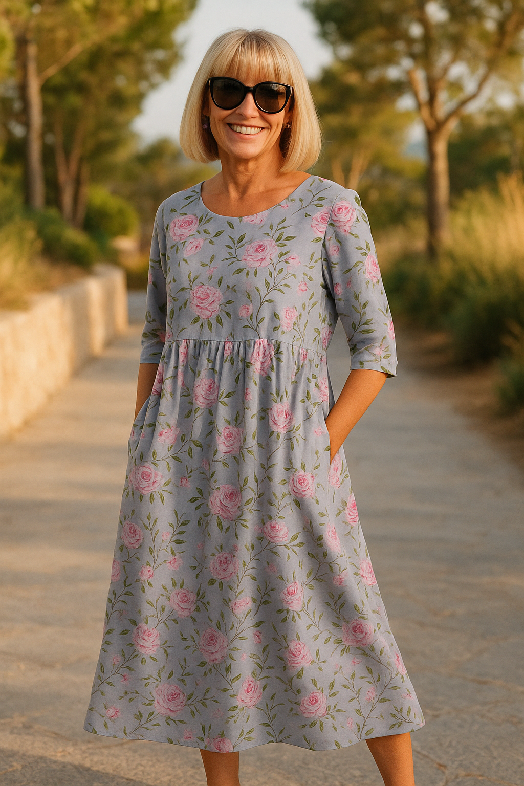 Cora | Midi Dress - Effortless Comfort