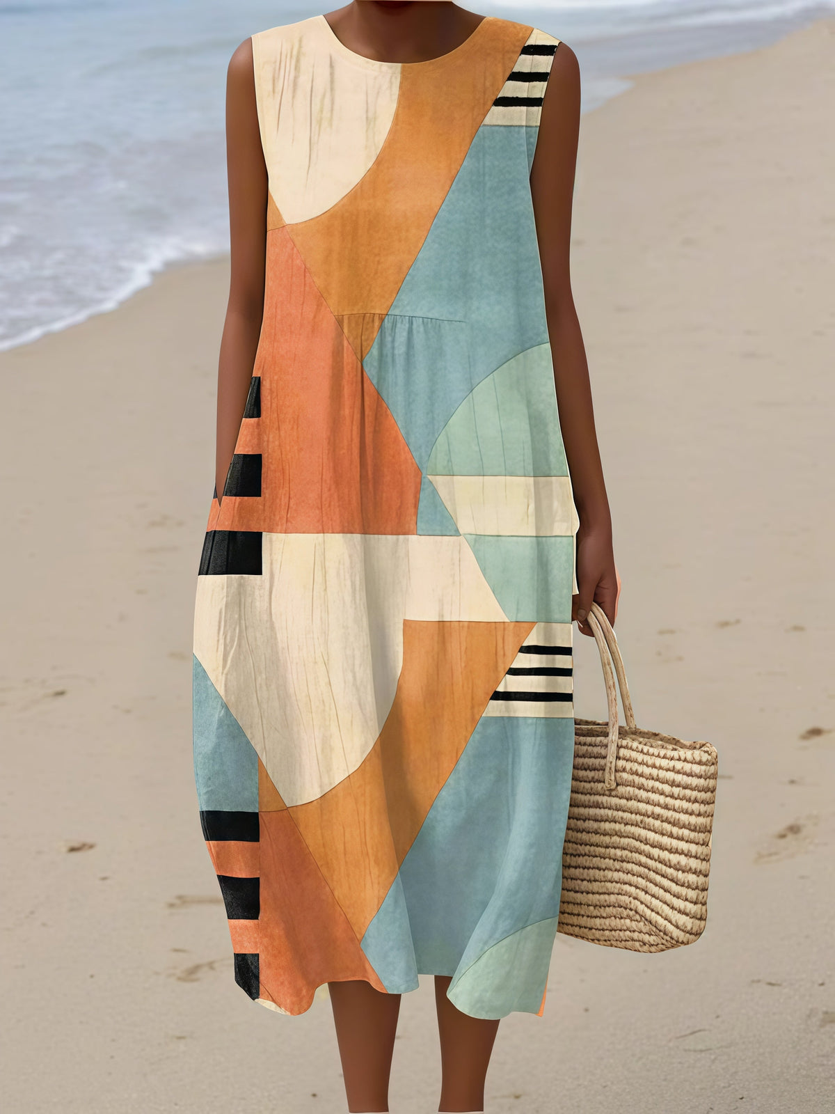 Iris | Lightweight sleeveless summer dress